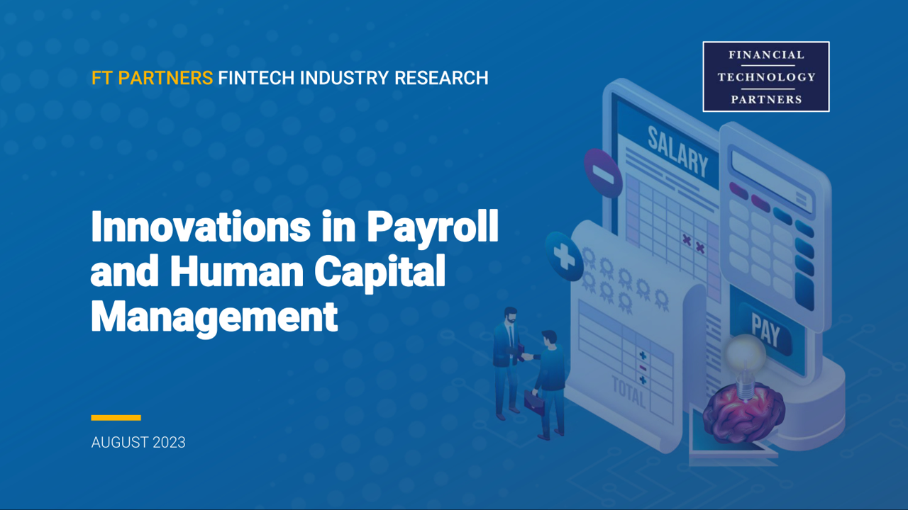 Innovations in Payroll and Human Capital Management report cover