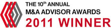 2011 M&A Advisor Award Winner