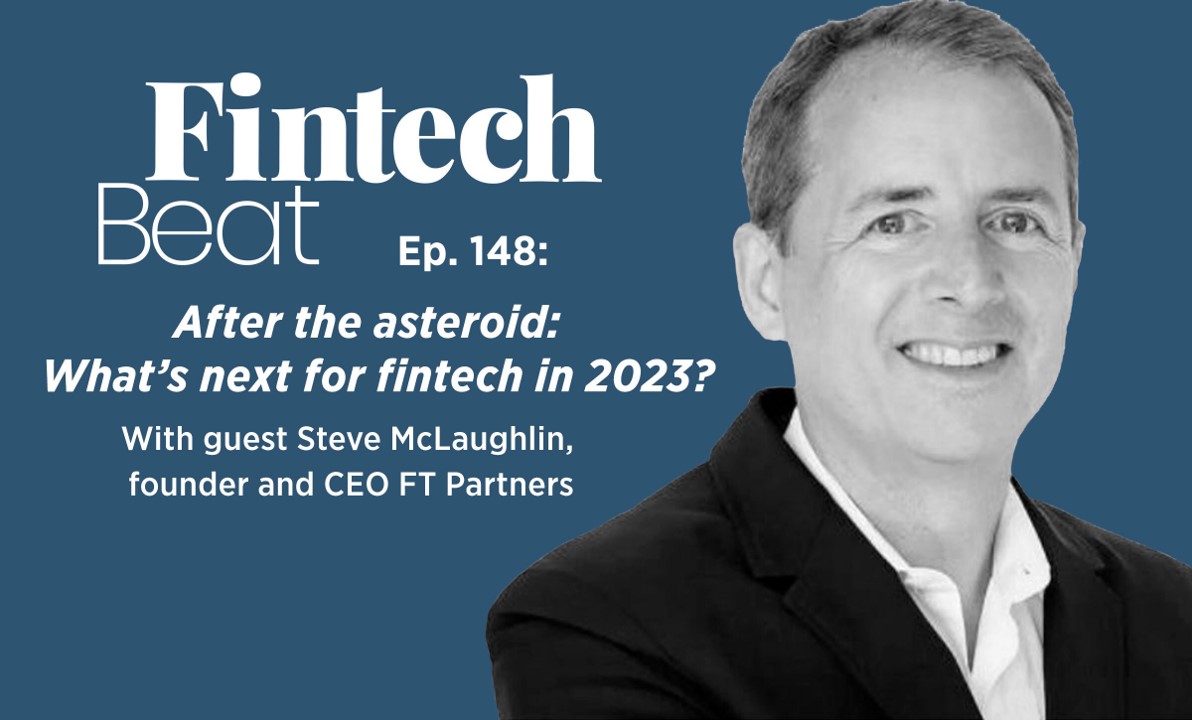 Steve McLaughlin featured on FinTech Beat Podcast