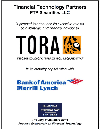 Tora Completes Minority Capital Raise 