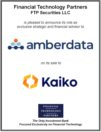 FT Partners Served as Financial Advisor to Amberdata on its Sale to Kaiko