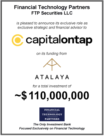 FT Partners Advises Capital on Tap on its ~$110,000,000 Funding from Atalaya