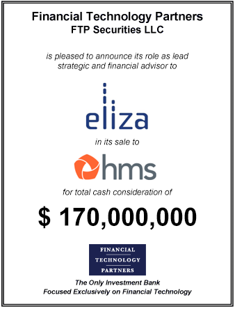 FT Partners Advises Eliza on its Strategic Sale to HMS