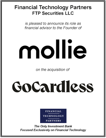 FT Partners Served as Financial Advisor to the Founder of Mollie on its Acquisition of GoCardless