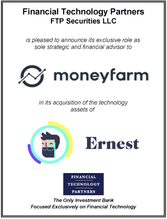 FT Partners Advises Moneyfarm on its acquisition of Ernest