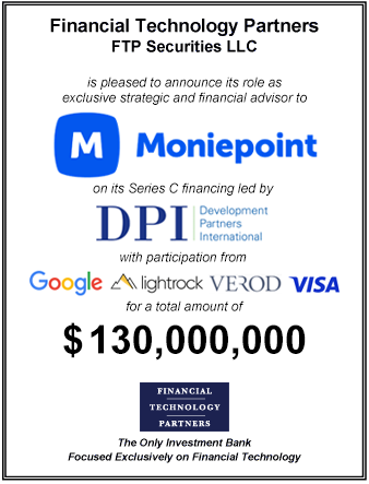 FT Partners Served as Financial Advisor to Moniepoint on its $130,000,000 Series C Financing