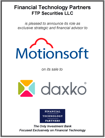 FT Partners Advises Motionsoft on its Sale to Daxko