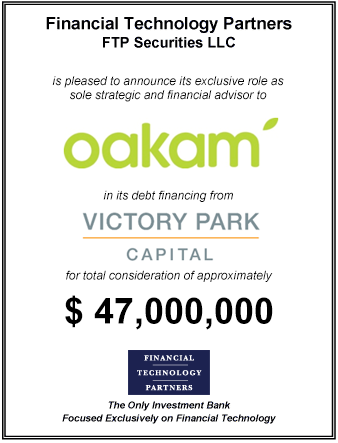 FT Partners Advises Oakam on its ~$47,000,000 Financing from Victory Park Capital