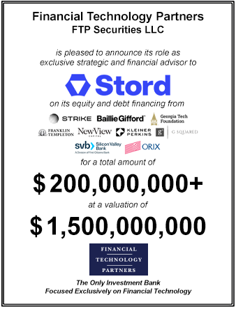 FT Partners Served as Financial Advisor to Stord on its $200,000,000+ Equity and Debt Financing