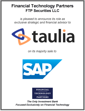 FT Partners Advises Taulia on its Sale to SAP
