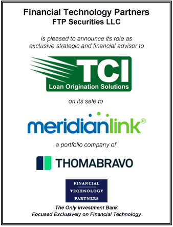FT Partners Advises TCI on its Sale to MeridianLink