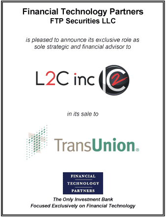 FT Partners Advises L2C in its Sale to TransUnion